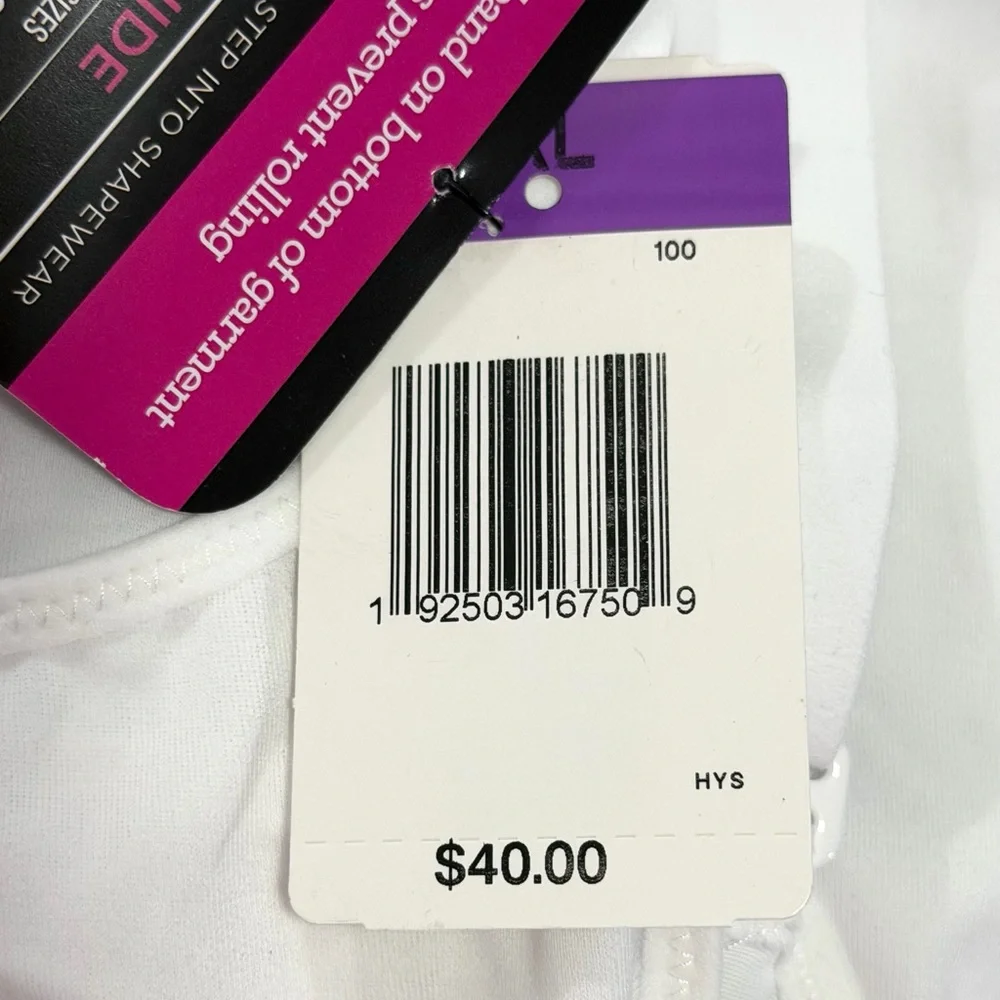 Maidenform Cover Your Bases Camisole Shapewear Top Cool Comfort White Size 2XL